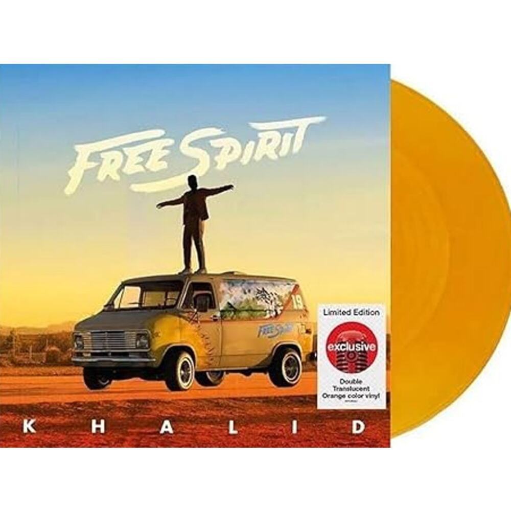 Khalid Free Spirit Translucent Orange 2XLP Vinyl Exclusive Limited Edition - Picture 2 of 4